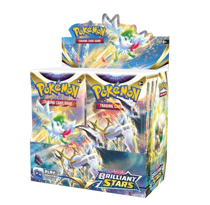 Englische Pokémon Karten, Pokémon Booster Boxen, Displays, Tins, und Booster Packs