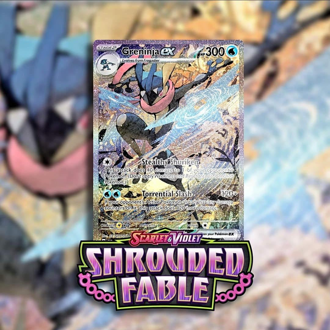 Pokémon - Shrouded Fable Greninja EX Special Illustration Collection - EN - Pokemon Evolutions TCG