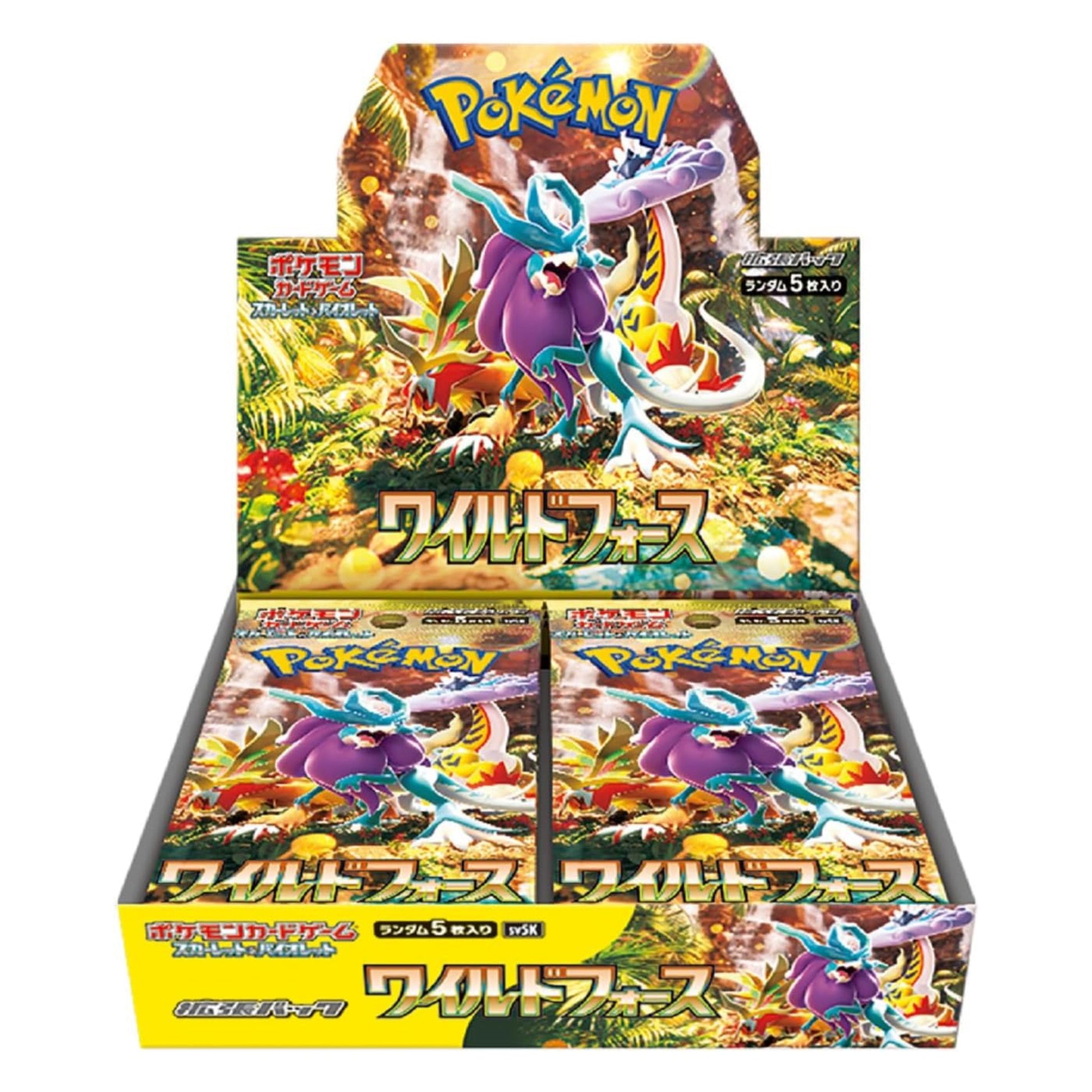 Pokémon Wild Force Booster Display Japanese - Pokemon Evolutions TCG