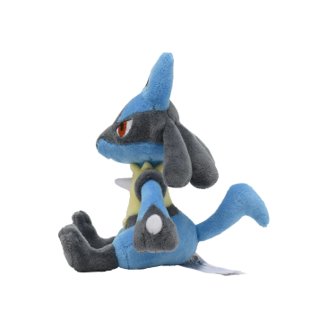 Pokemon Lucario Plushy #448 - Sitting Cuties - Pokemon Evolutions TCG