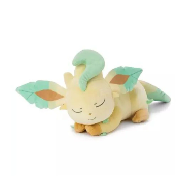 Pokemon Leafeon Plushy #470 - Sleeping Pokémon - Pokemon Evolutions TCG