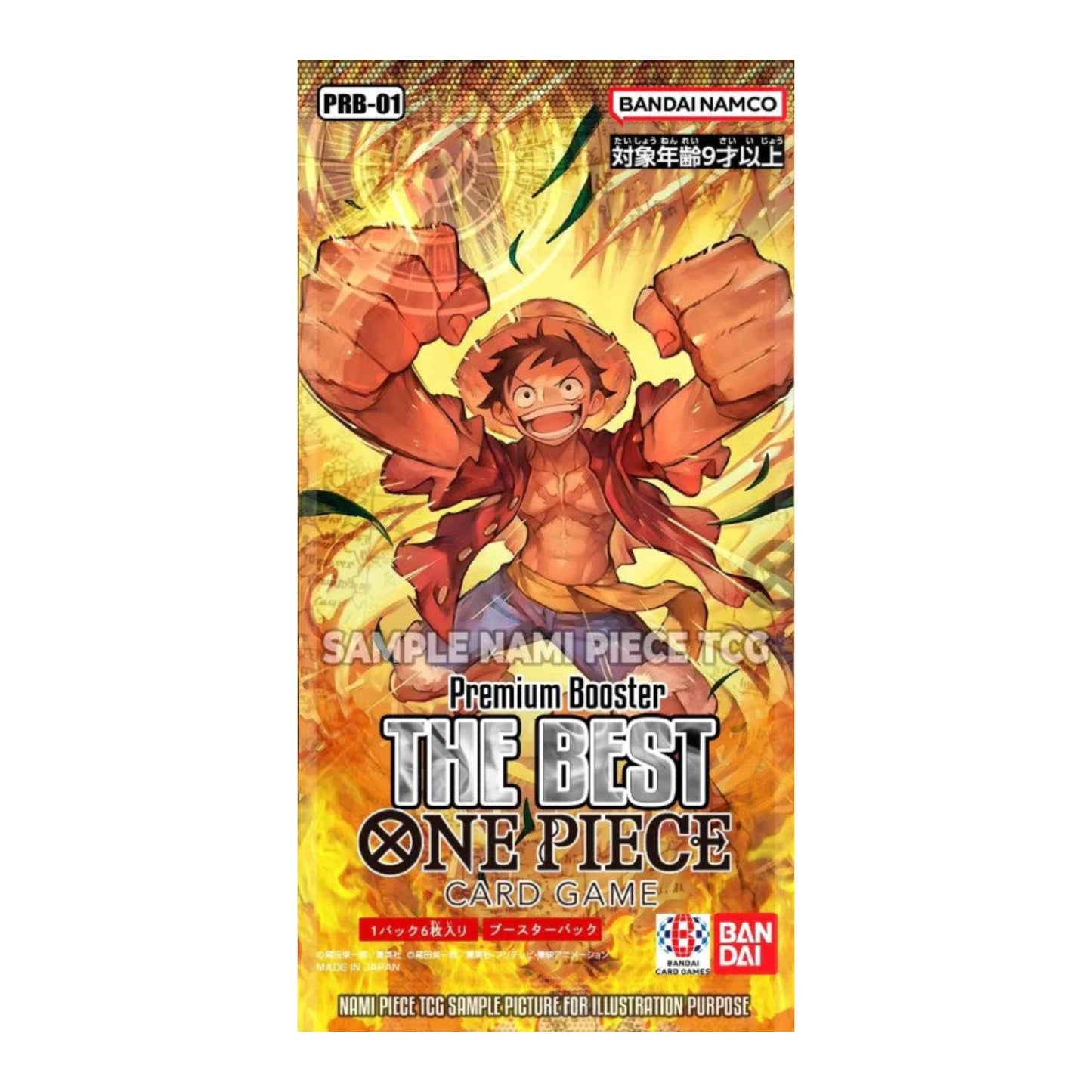 One Piece The Best PRB-01 Booster Display - Pokemon Evolutions TCG