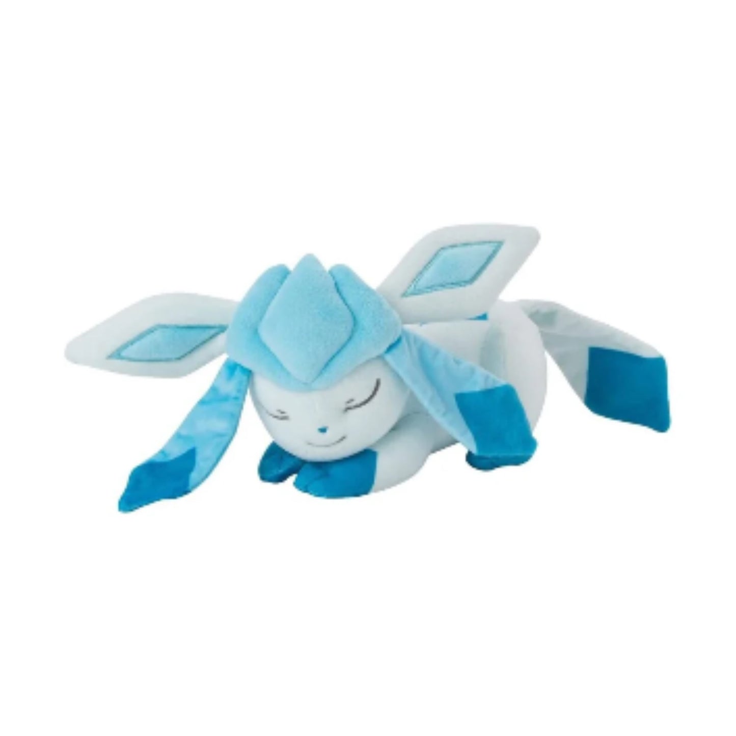 Pokemon Glaceon Plushy #471 - Sleeping Pokemon - Pokemon Evolutions TCG