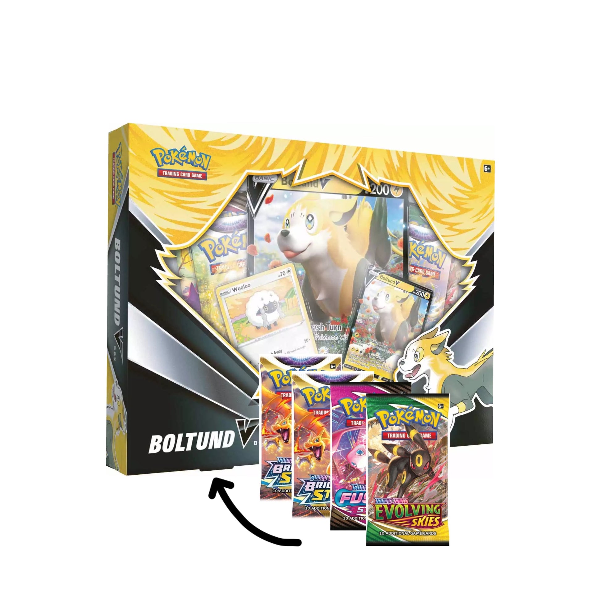 Pokémon - Boltund V Box - EN - Pokemon Evolutions TCG