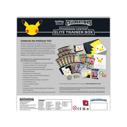 Pokémon - Celebrations Pokémon Center Elite Trainer Box (ETB) - EN - Pokemon Evolutions TCG