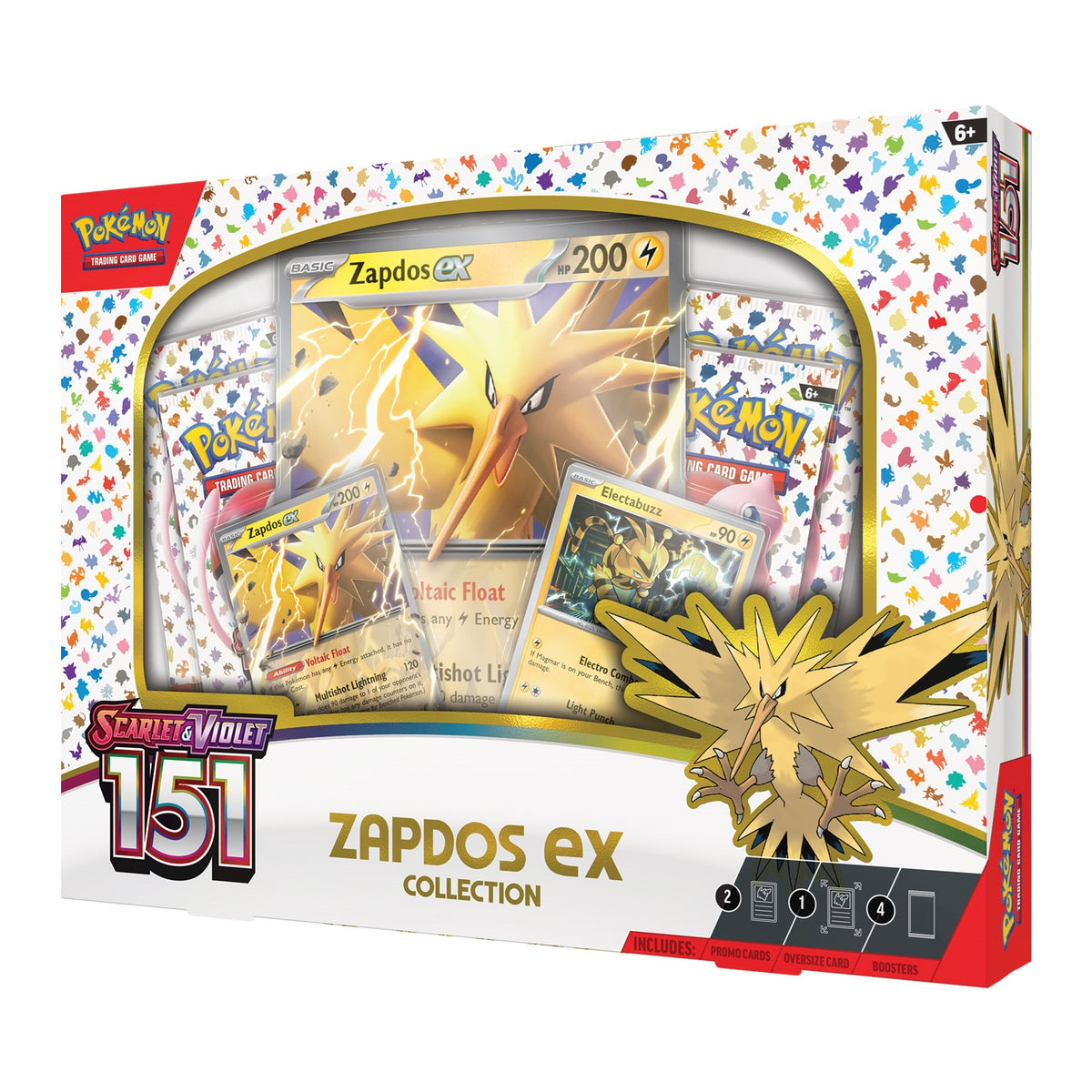 Pokémon - 151 Zapdos ex Collection - EN - Pokemon Evolutions TCG