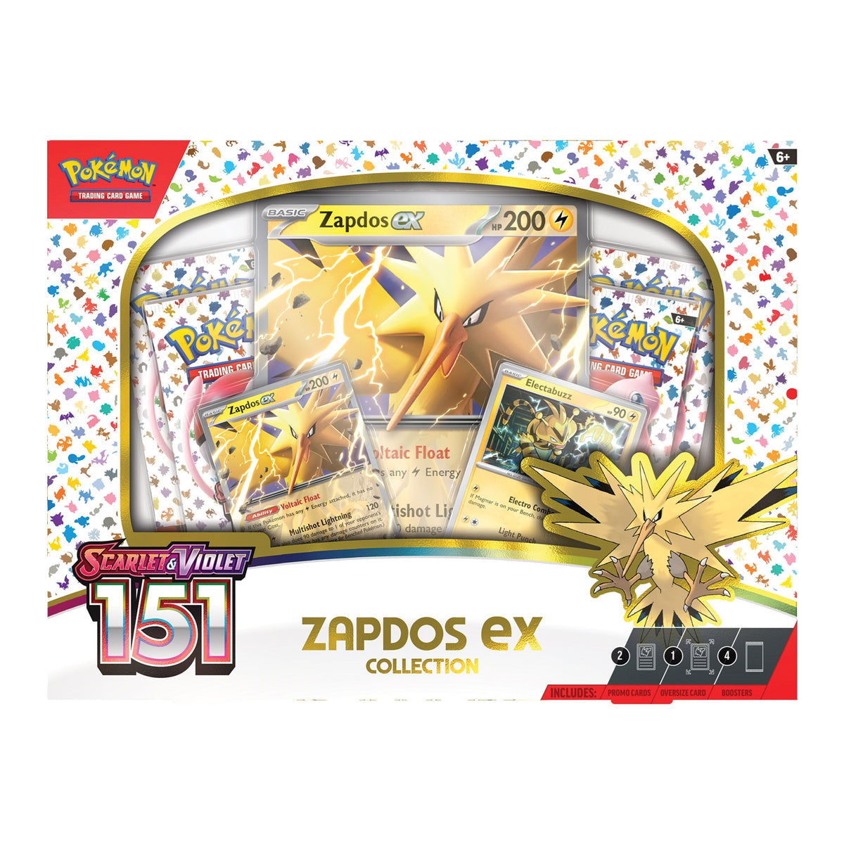 Pokémon - 151 Zapdos ex Collection - EN - Pokemon Evolutions TCG