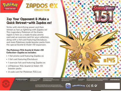 Pokémon - 151 Zapdos ex Collection - EN - Pokemon Evolutions TCG