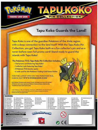 Pokémon - Tapu Koko Pin Collection - EN - Pokemon Evolutions TCG