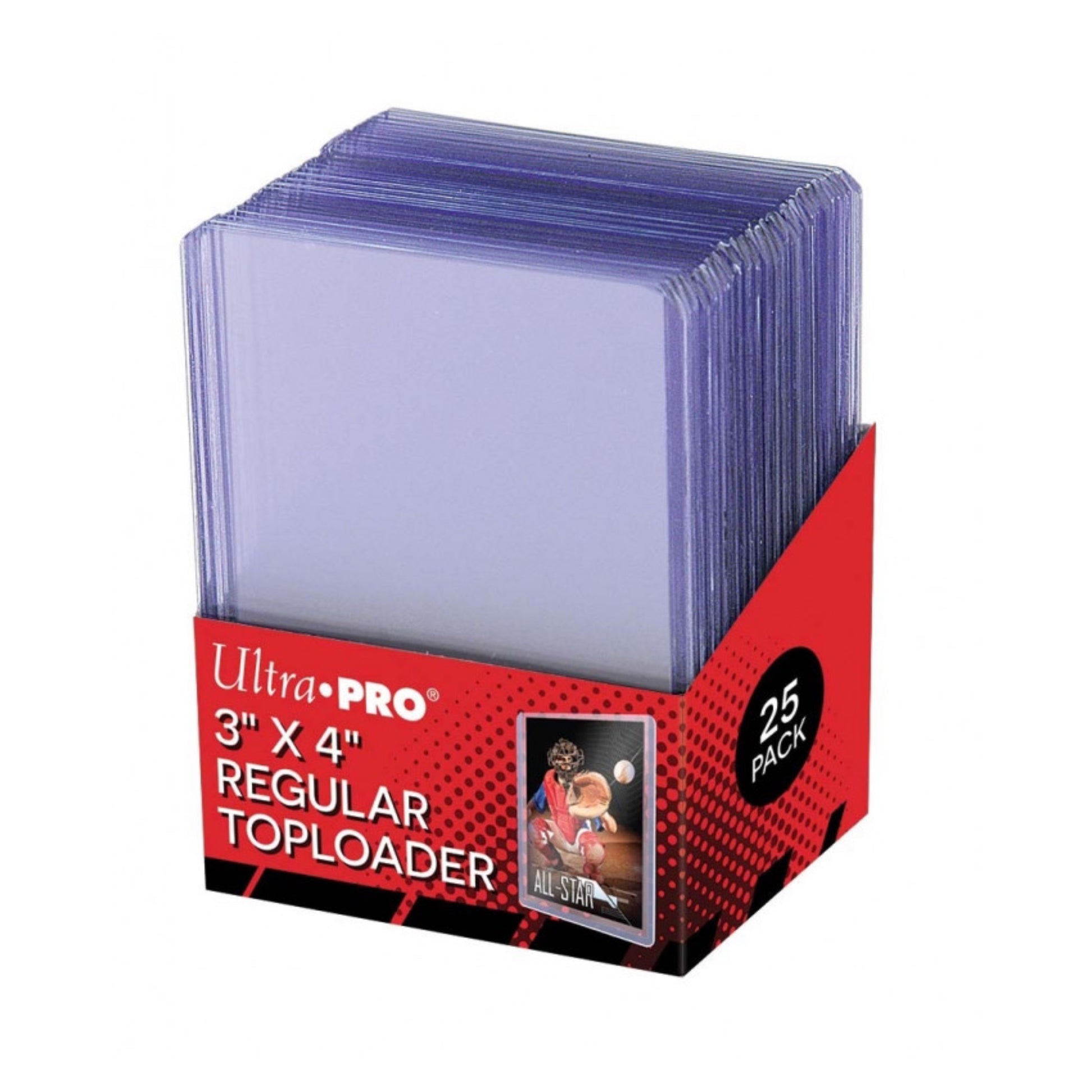 Ultra Pro Toploader 3" x 4" - Regular Toploader (25 Stück) - Pokemon Evolutions TCG