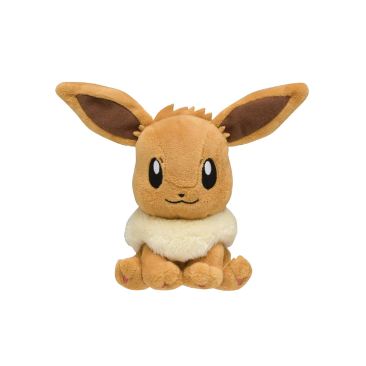 Pokemon Eevee Plushy #133 - Sitting Cuties - Pokemon Evolutions TCG