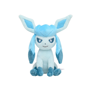 Pokemon Glaceon Plushy #471 - Sitting Cuties - Pokemon Evolutions TCG