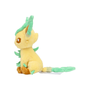 Pokemon Leafeon Plushy #470 - Sitting Cuties - Pokemon Evolutions TCG